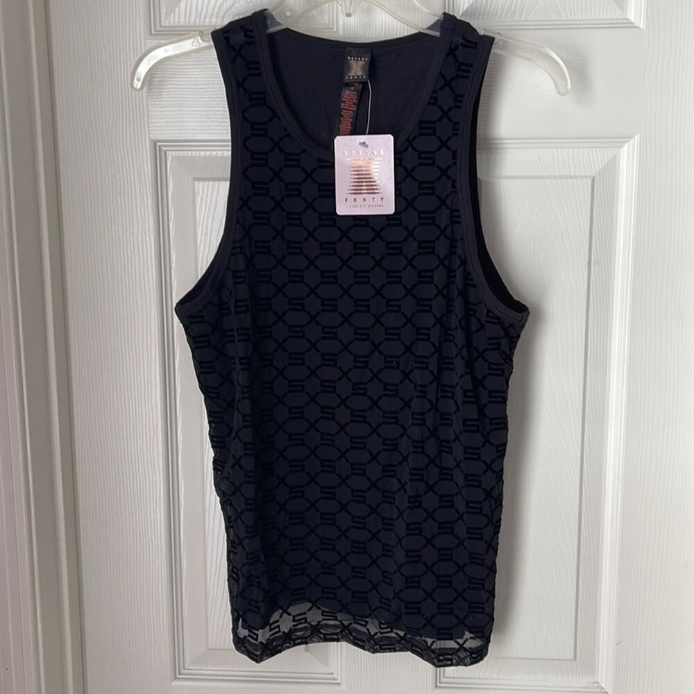 Savage X Fenty Lingerie by Rihanna sheer tank top NWT